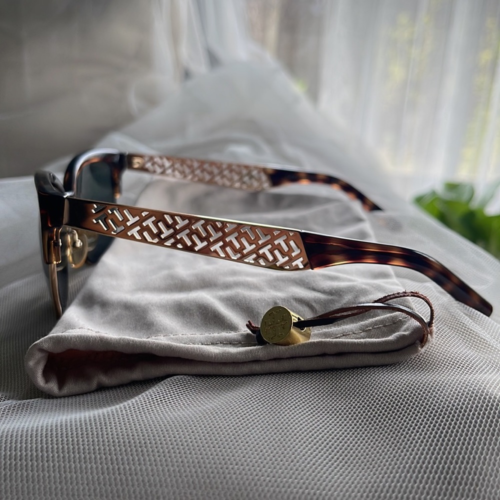 Tory Burch Tortoise Shell Sunglasses - Picture 5 of 11
